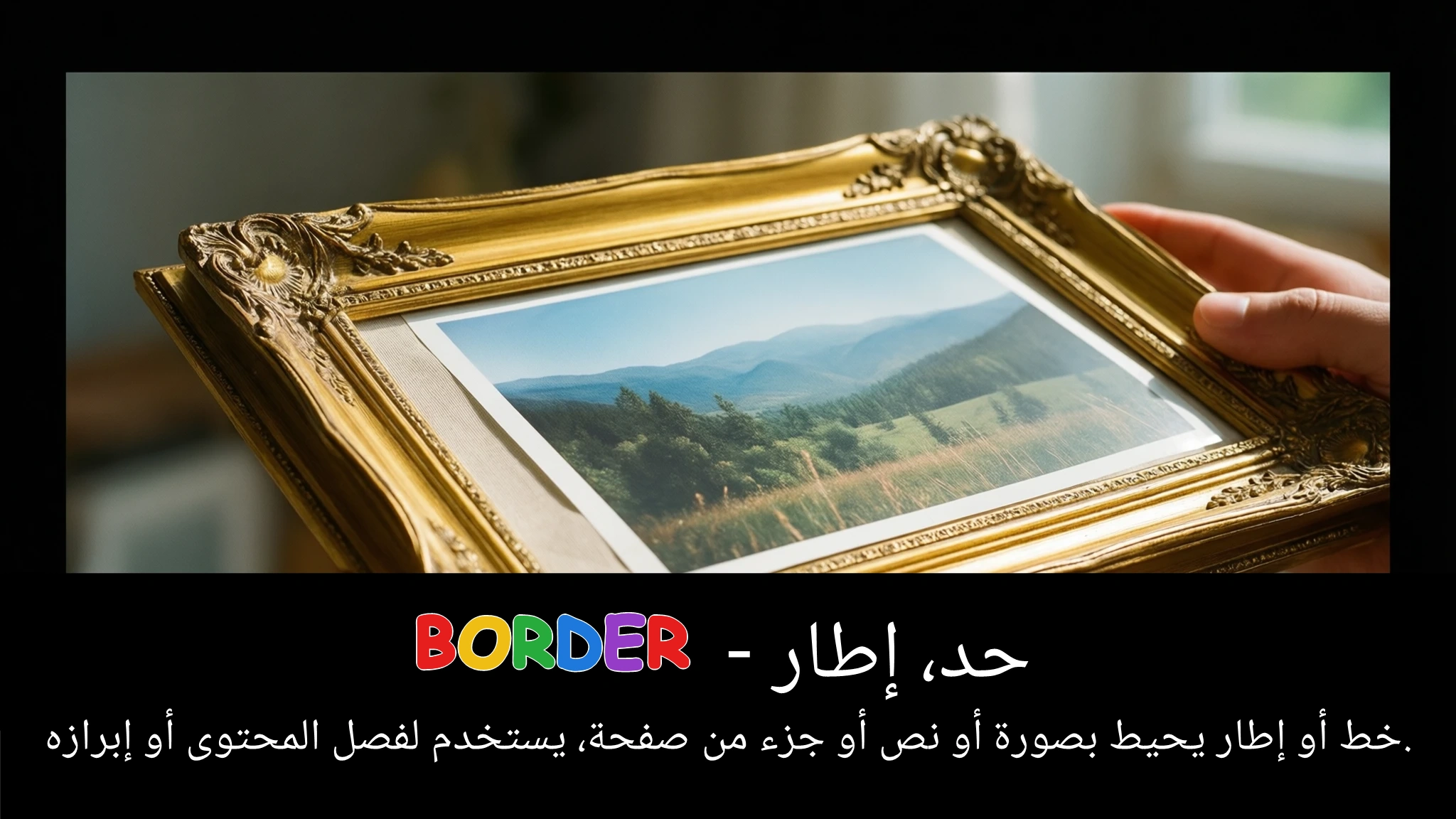 Arabic Illustration for border